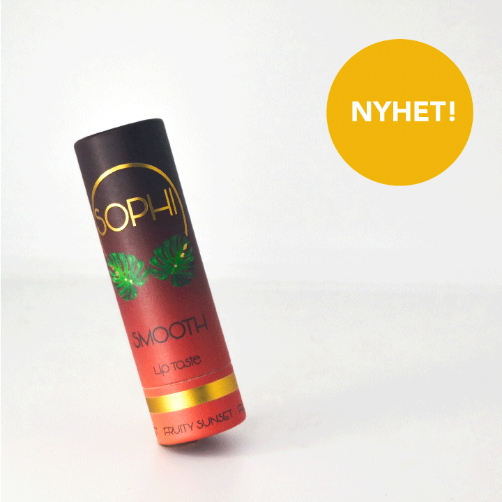 NYHET! Smooth Fruity Sunset - Leppepomade mot tørre lepper