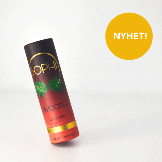 NYHET! Smooth Fruity Sunset - Leppepomade mot tørre lepper