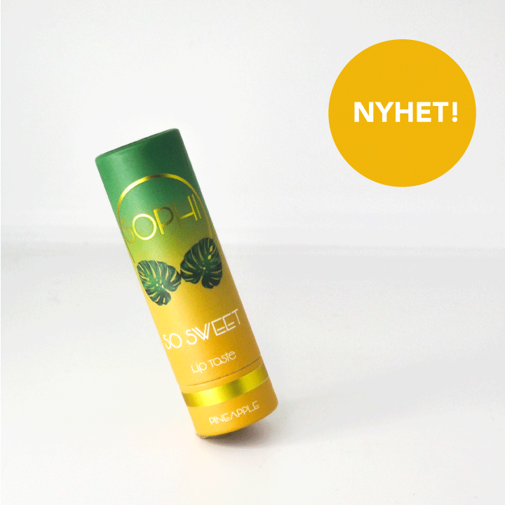 NYHET! So Sweet Pineapple - Leppepomade mot tørre lepper