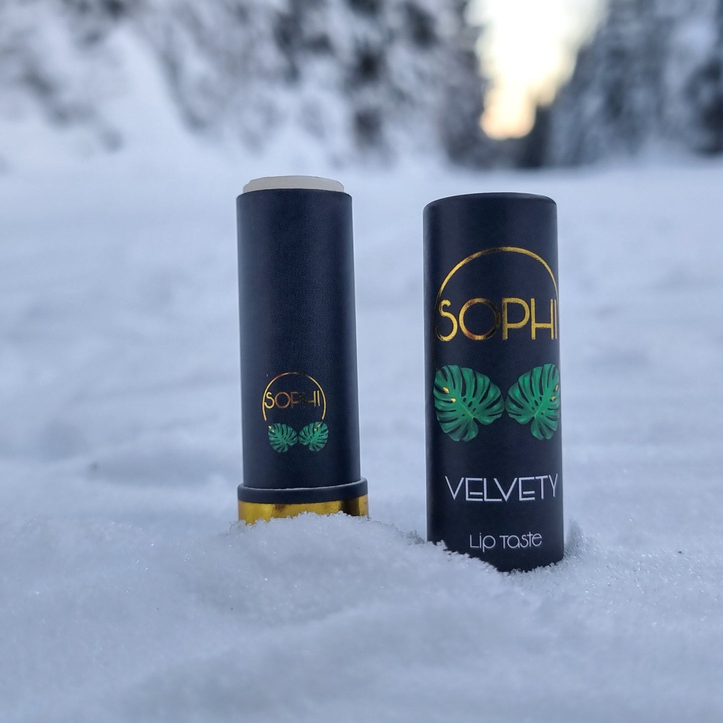 4-pakke Velvety Coconut Lip Taste